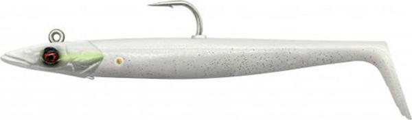 Savage Gear Sandeel V2 14 cm 33 gr White Pearl Silver 2+1 - Image 1
