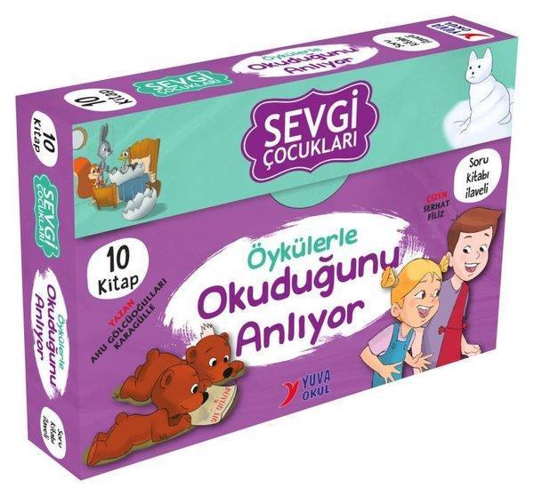 Sevgi Çocukları Öykülerle Okuduğunu Anlıyor Seti - 10 Kitap Takım - 2-3. Sınıflar İçin - Yuva - Image 1