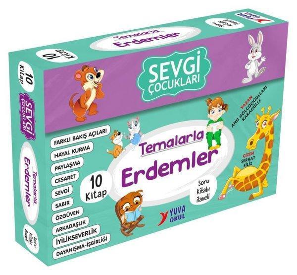 Sevgi Çocukları Temalarla Erdemler Seti - 10 Kitap Takım - 2-3. Sınıflar İçin - Yuva - Image 1
