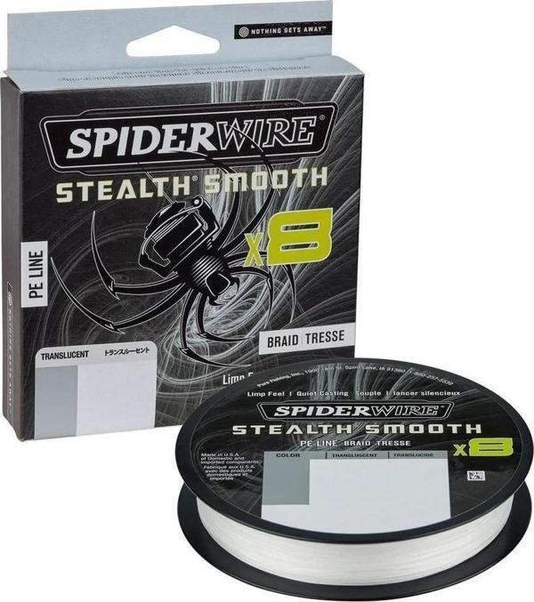 SpiderWire Stealth Smooth x8 Pe Braid 300m Translucent Örgü İp 0.23mm - Image 1