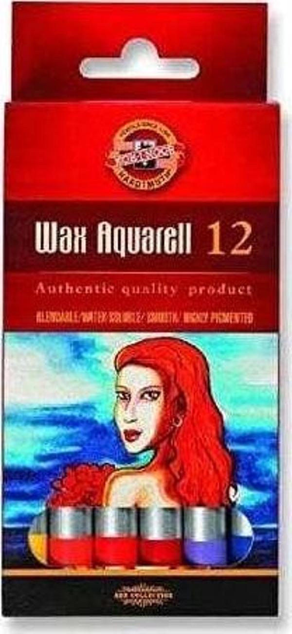 Koh-i-Noor Wax Aquarel Mum Boya Kalem Seti 12’li - Image 1