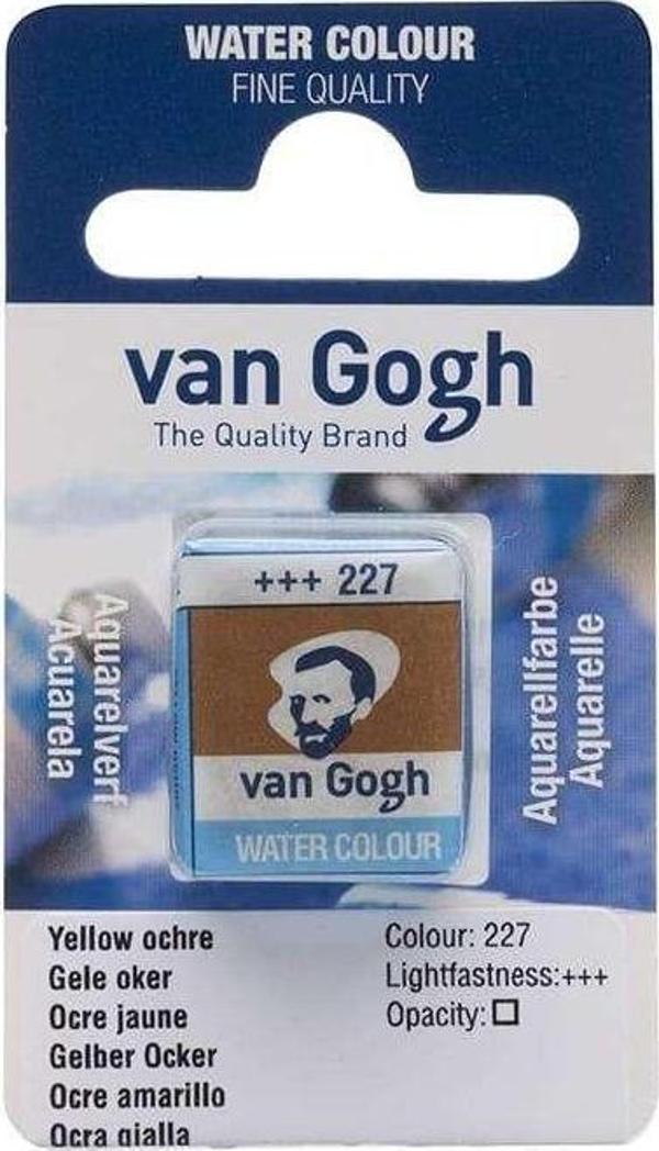 Talens Van Gogh Yarım Tablet Sulu Boya Yellow Ochre 227 - Image 1