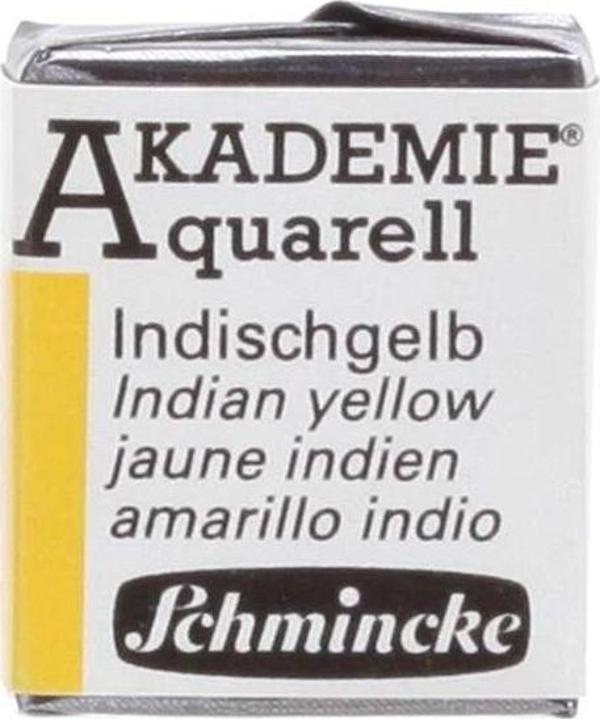 Schmincke Akademie Yarım Tablet Sulu Boya Indian Yellow - Image 1