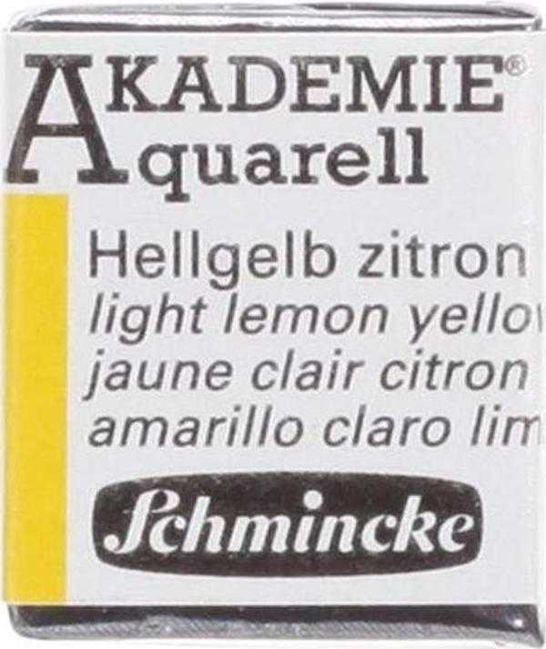 Schmincke Akademie Yarım Tablet Sulu Boya Light Lemon Yellow - Image 1