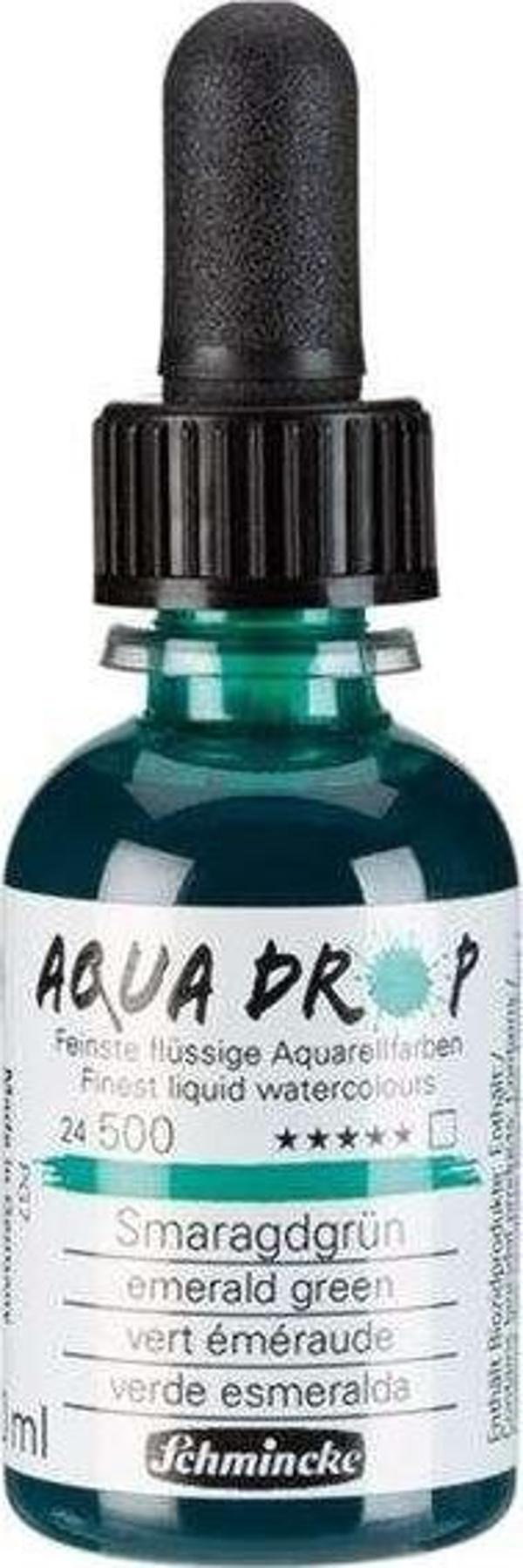 Schmincke Aqua Drop Sıvı Sulu Boya 30 ml Emerald Green - Image 1