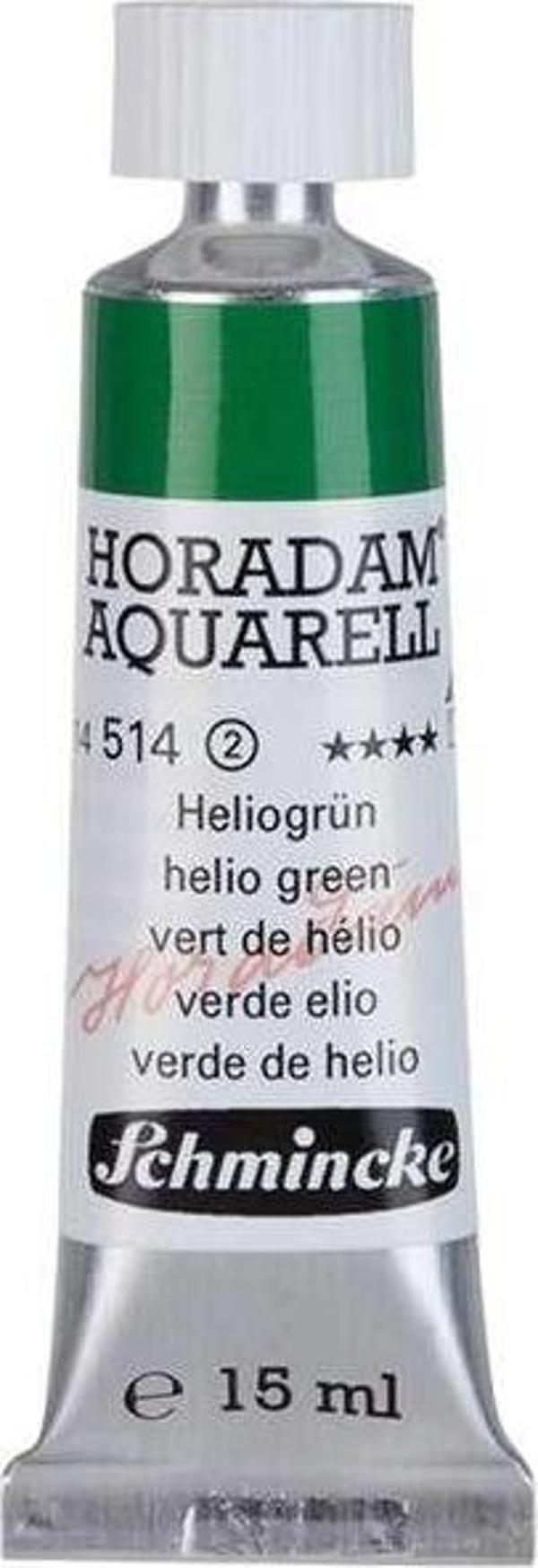 Schmincke Horadam Tüp Sulu Boya 15 ml Seri 2 Helio Green 514 - Image 1