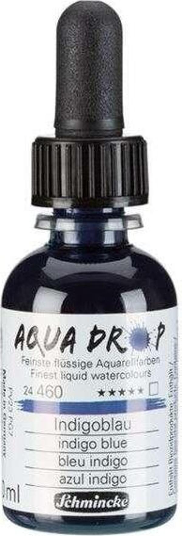 Schmincke Aqua Drop Sıvı Sulu Boya 30 ml Indigo Blue - Image 1