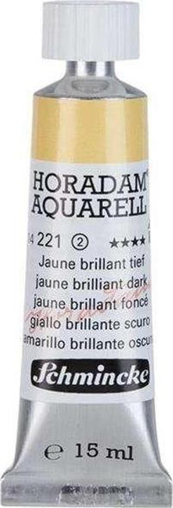 Schmincke Horadam Tüp Sulu Boya 15 ml Seri 2 Jaune Brillant Dark 221 - Image 1
