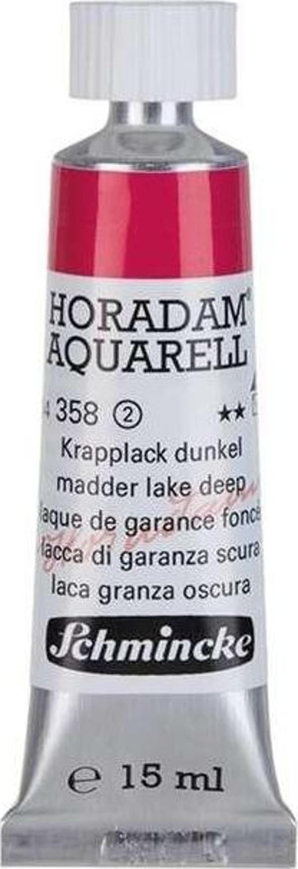 Schmincke Horadam Tüp Sulu Boya 15 ml Seri 2 Madder Lake Deep 358 - Image 1