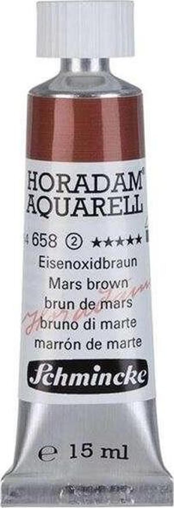 Schmincke Horadam Tüp Sulu Boya 15 ml Seri 2 Mars Brown 658 - Image 1