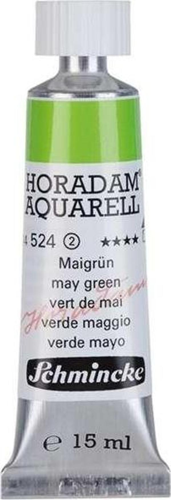 Schmincke Horadam Tüp Sulu Boya 15 ml Seri 2 May Green 524 - Image 1