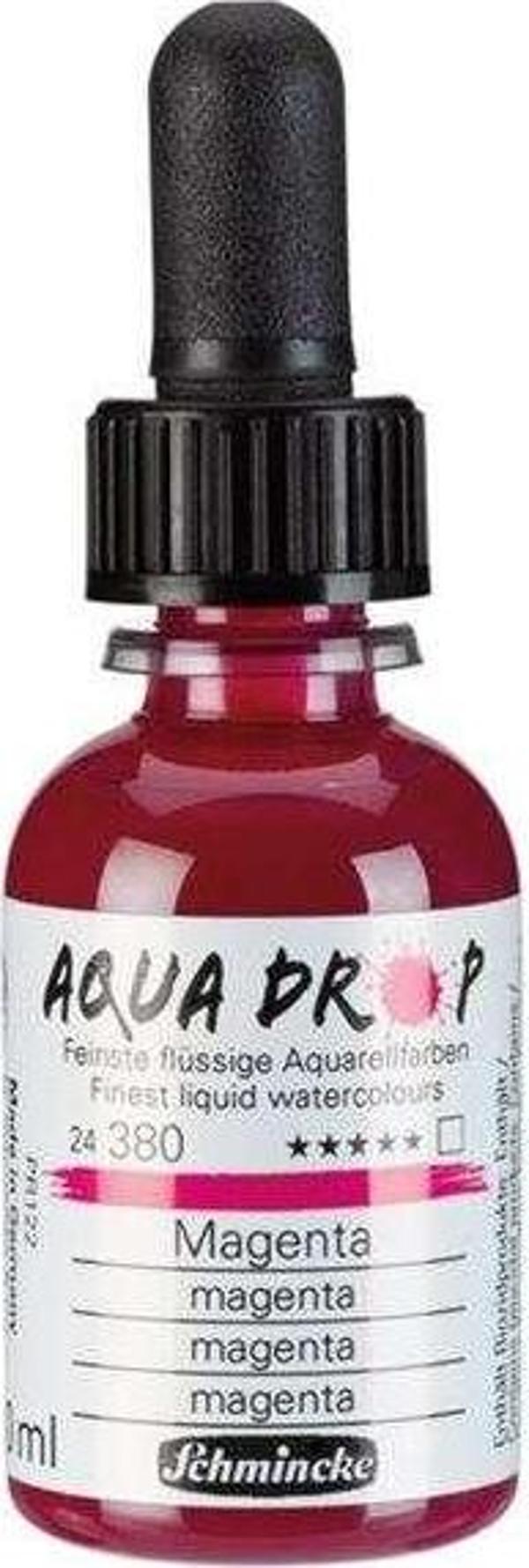 Schmincke Aqua Drop Sıvı Sulu Boya 30 ml Magenta - Image 1