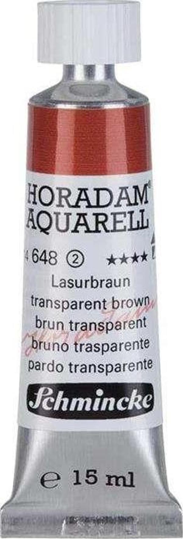 Schmincke Horadam Tüp Sulu Boya 15 ml Seri 2 Translucent Brown 648 - Image 1
