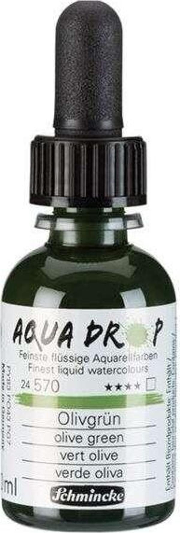 Schmincke Aqua Drop Sıvı Sulu Boya 30 ml Olive Green - Image 1