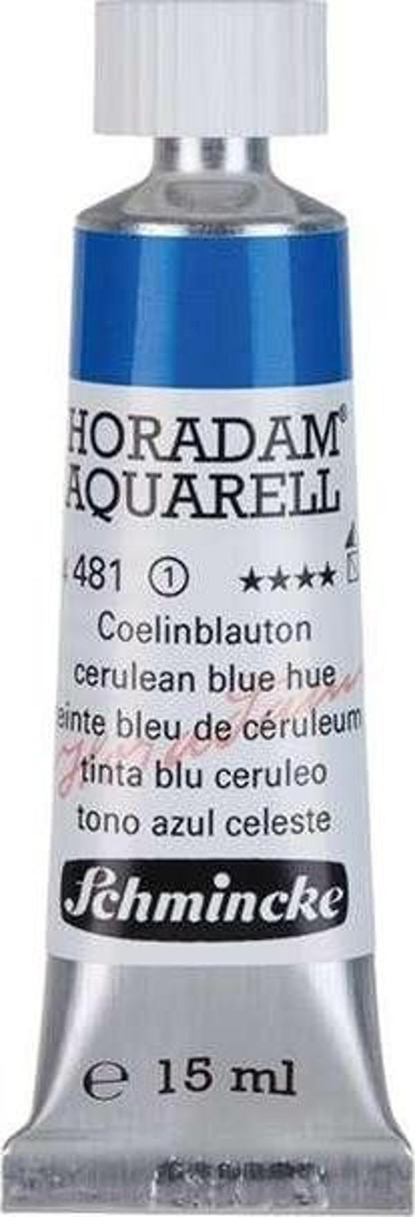 Schmincke Horadam Seri 1 Tüp Sulu Boya 15 ml Cerulean Blue Hue 481 - Image 1