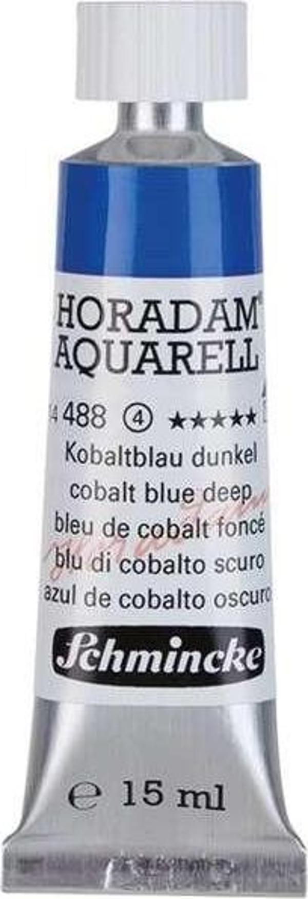 Schmincke Horadam Tüp Sulu Boya 15 ml Seri 4 Cobalt Blue Deep 488 - Image 1