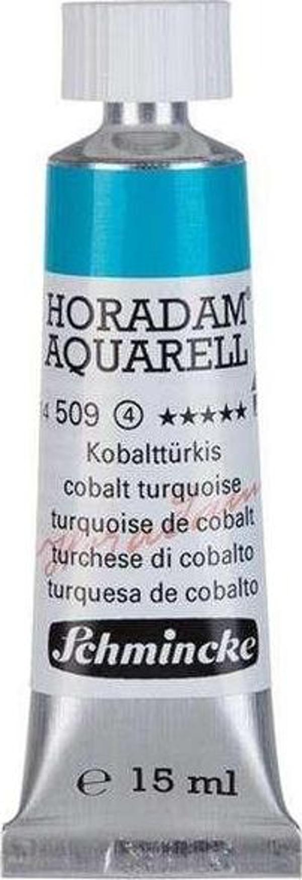Schmincke Horadam Tüp Sulu Boya 15 ml Seri 4 Cobalt Turquoise 509 - Image 1