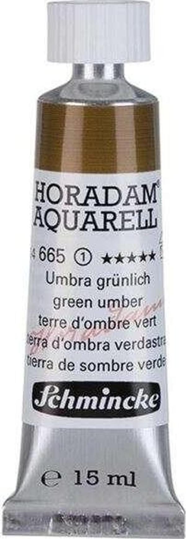 Schmincke Horadam Seri 1 Tüp Sulu Boya 15 ml Green Umber 665 - Image 1