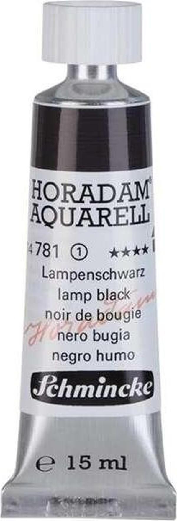 Schmincke Horadam Seri 1 Tüp Sulu Boya 15 ml Lamp Black 781 - Image 1