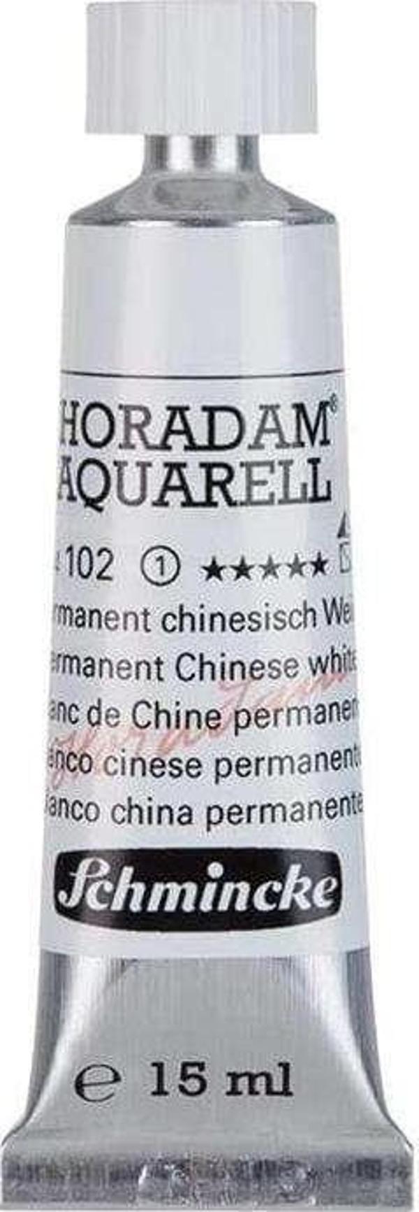 Schmincke Horadam Seri 1 Tüp Sulu Boya 15 ml Permanent Chinese White 102 - Image 1