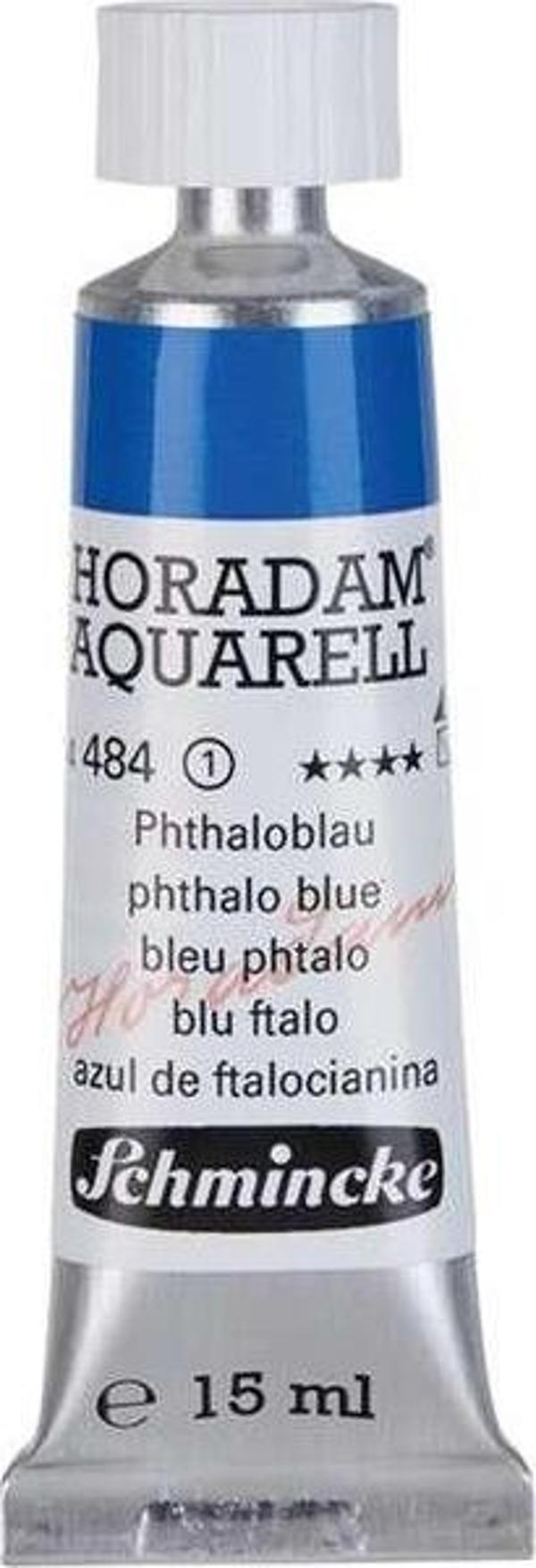 Schmincke Horadam Seri 1 Tüp Sulu Boya 15 ml Phthalo Blue 484 - Image 1