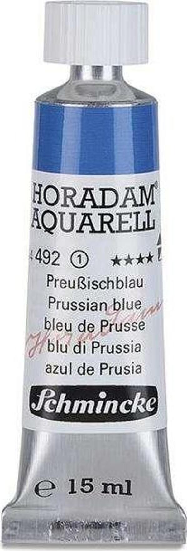 Schmincke Horadam Seri 1 Tüp Sulu Boya 15 ml Prussian Blue 492 - Image 1