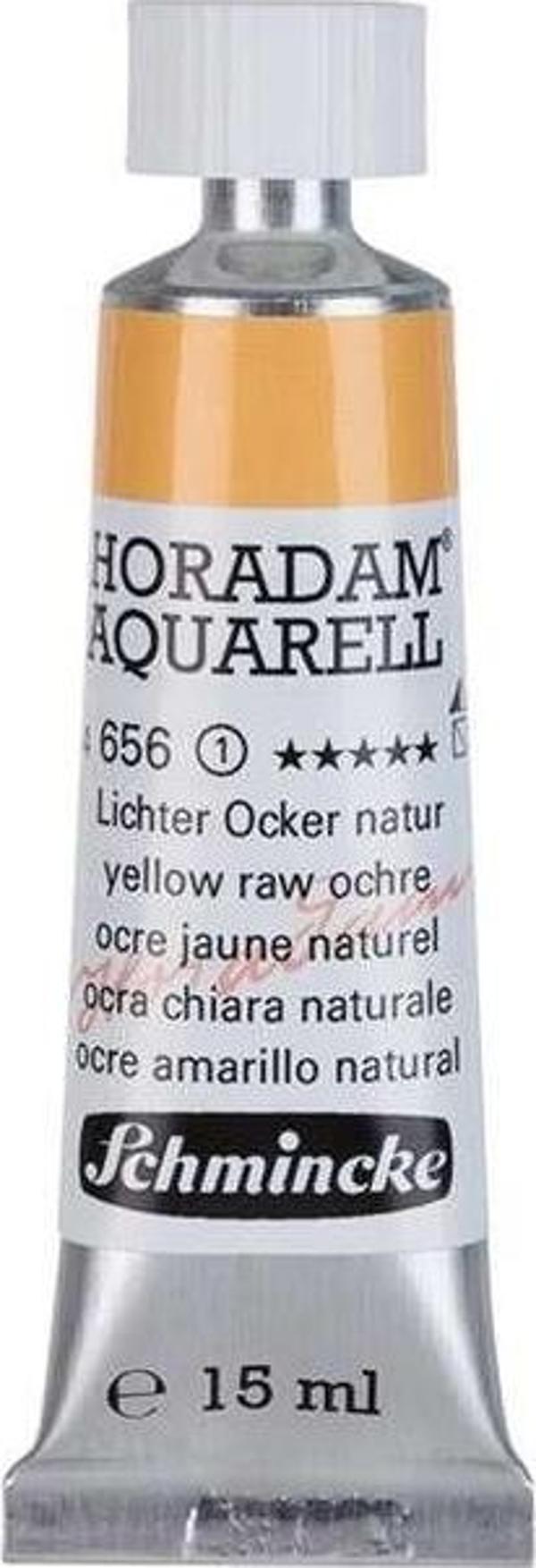Schmincke Horadam Seri 1 Tüp Sulu Boya 15 ml Yellow Raw Ochre 656 - Image 1