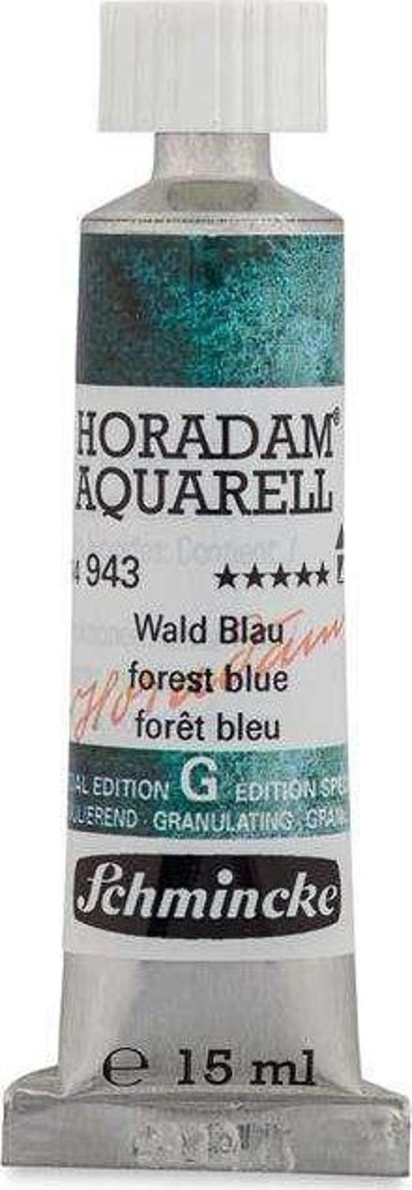 Schmincke Horadam Supegranulation Tüp Sulu Boya 15 ml Forest Blue 943 - Image 1