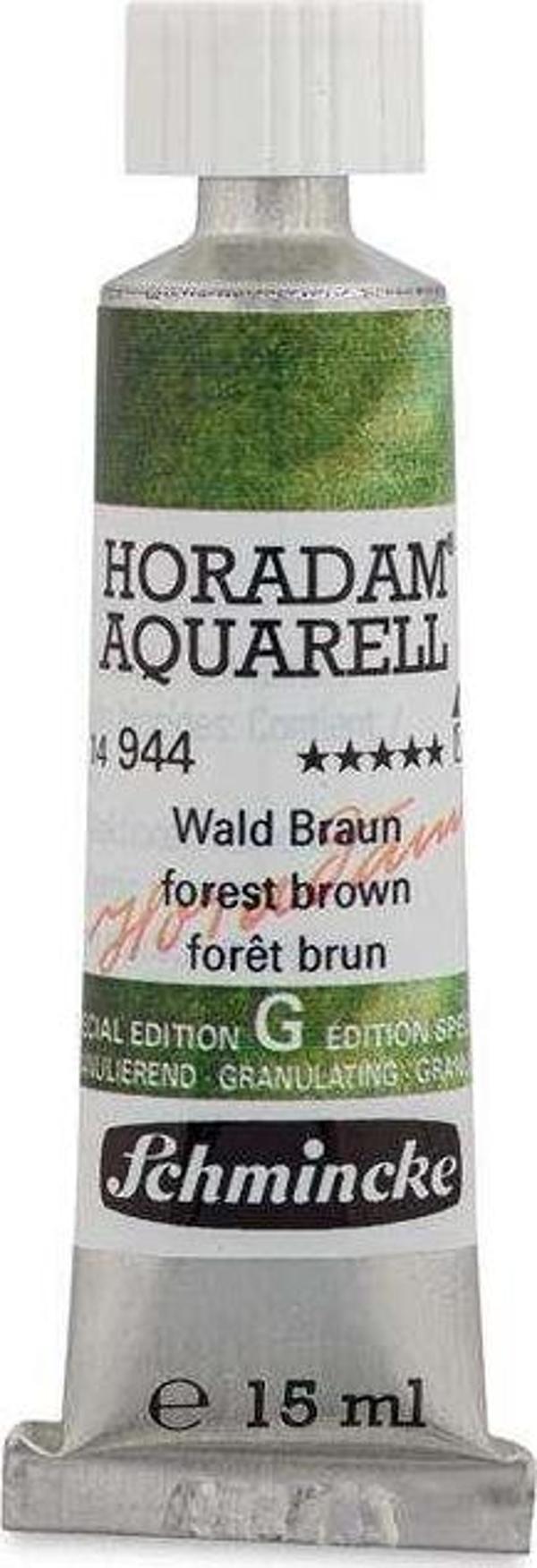 Schmincke Horadam Supegranulation Tüp Sulu Boya 15 ml Forest Brown 944 - Image 1