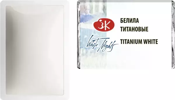 St. Petersburg White Nights Extra-Fine Tam Tablet Sulu Boya 2.5 ml Titanium White 101 - Image 1