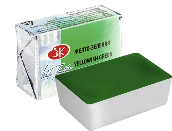 St. Petersburg White Nights Extra-Fine Tam Tablet Sulu Boya 2.5 ml Yellowish Green Mist 763 - Image 1
