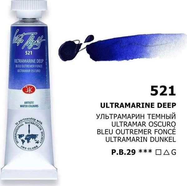 St. Petersburg White Nights Extra-Fine Tüp Sulu Boya 10 ml Ultramarine Deep 521 - Image 1