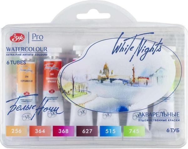 St. Petersburg White Nights Extra-Fine Tüp Sulu Boya Seti 10 ml 6lı Botanical Sketch 191392105 - Image 1