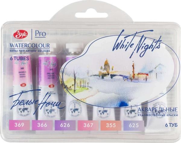 St. Petersburg White Nights Extra-Fine Tüp Sulu Boya Seti 10 ml 6lı Rose Flowers Palette 191392109 - Image 1