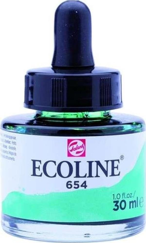 Talens Ecoline Sıvı Sulu Boya 30 ml Fir Green 654 - Image 1