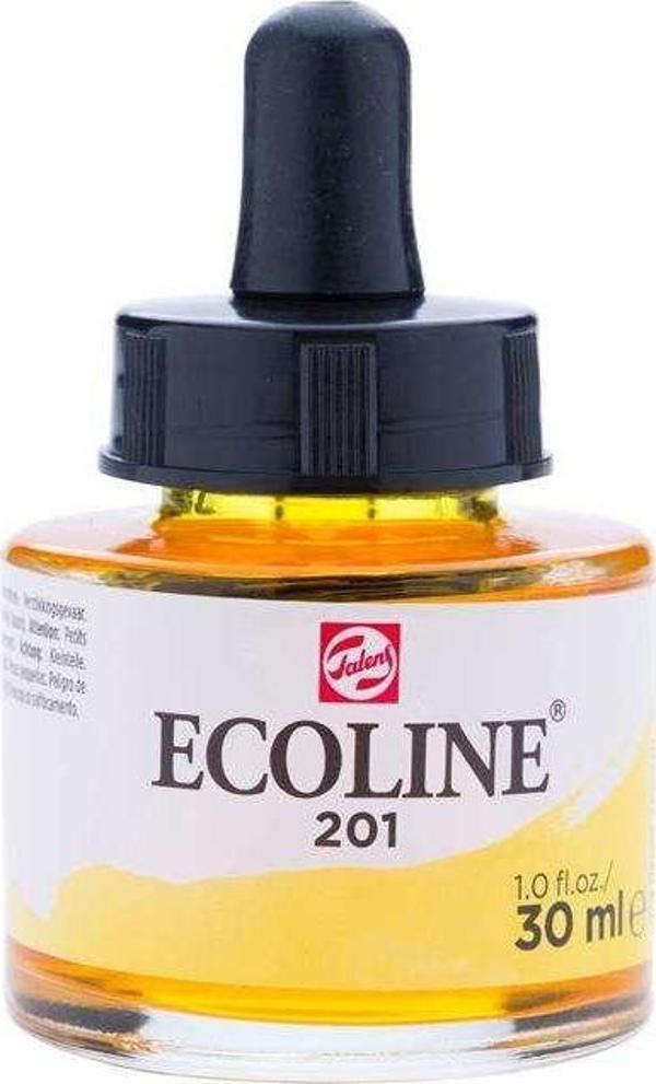 Talens Ecoline Sıvı Sulu Boya 30 ml Light Yellow 201 - Image 1