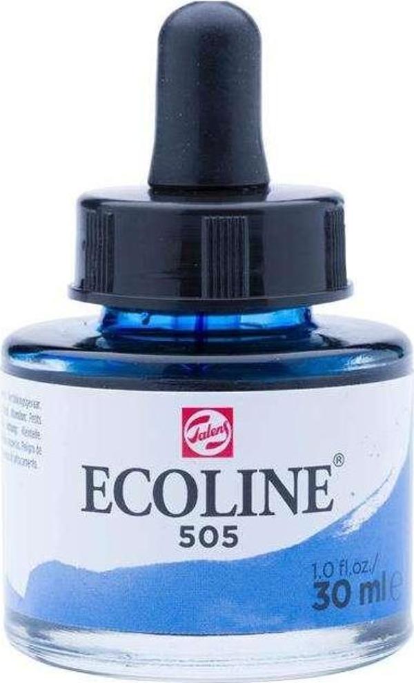 Talens Ecoline Sıvı Sulu Boya 30 ml Ultramarine Light 505 - Image 1