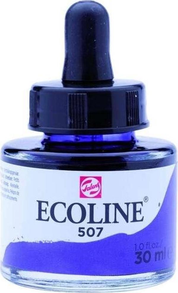 Talens Ecoline Sıvı Sulu Boya 30 ml Ultramarine Violet 507 - Image 1