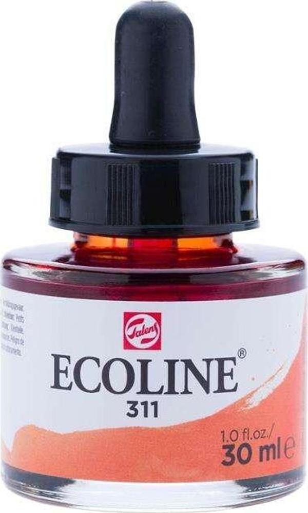 Talens Ecoline Sıvı Sulu Boya 30 ml Vermilion 311 - Image 1