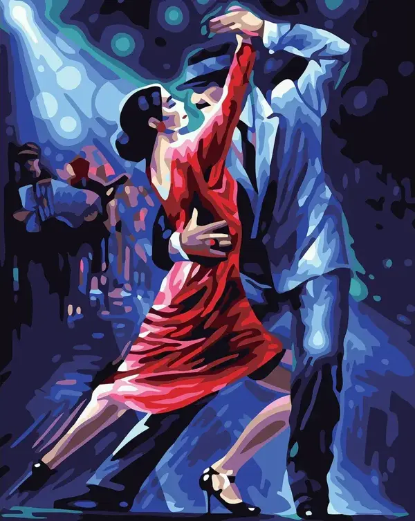 Magic Art Sayılarla Boyama Tuval 40x50 cm Tango - Image 1
