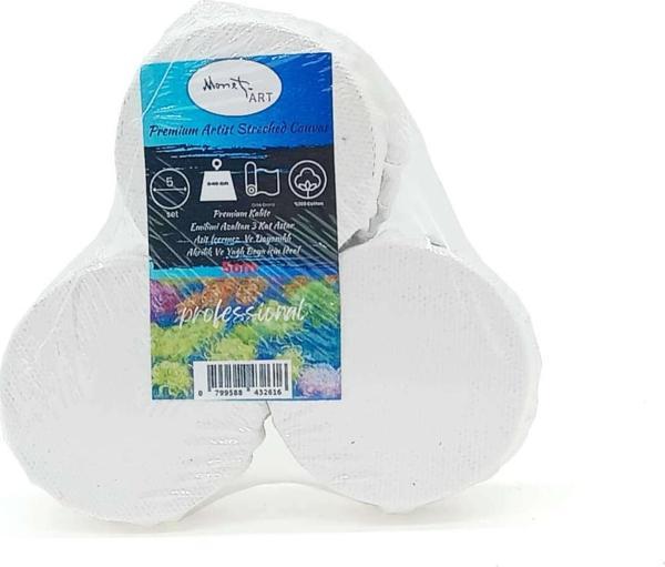 Monet Art Daire Tuval Seti 340 gr 5 cm 6lı - Image 1