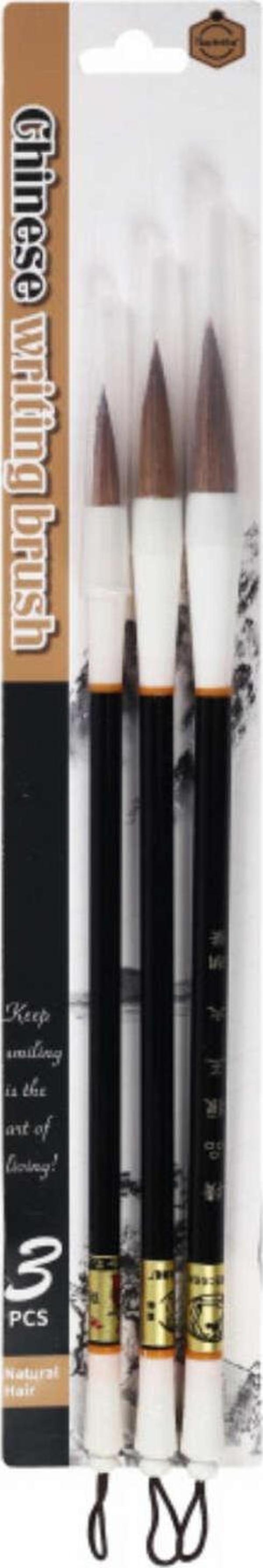 Gvn Art Çin Kaligrafi Fırça Seti 3’lü E0441 - Image 1