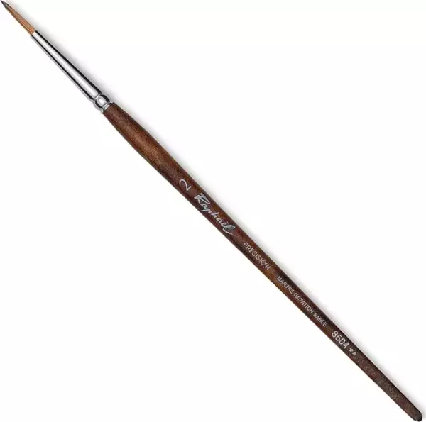 Raphael 8504 Precision Sentetik Samur Kılı Yuvarlak Fırça N2 - Image 1