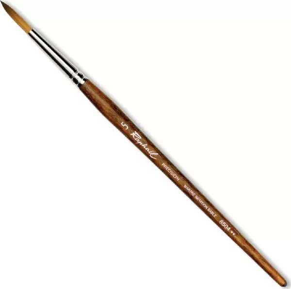 Raphael 8504 Precision Sentetik Samur Kılı Yuvarlak Fırça N5 - Image 1