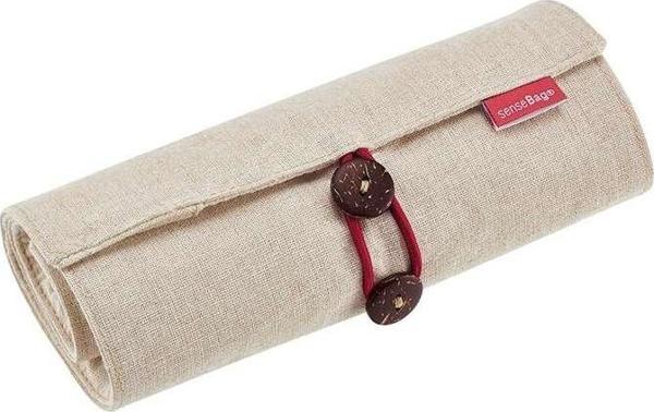 SenseBag Naturel Kumaş Rulo Kalemlik 18li 76038018 - Image 1