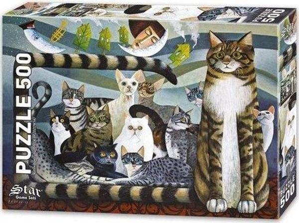 Star Game Kedi Ailesi 500 Parça Puzzle 1100622 - Image 1