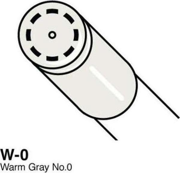 Copic Ciao Marker Kalem W0 Warm Gray - Image 1