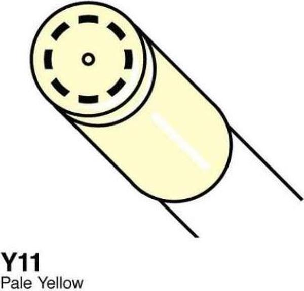 Copic Ciao Marker Kalem Y11 Pale Yellow - Image 1