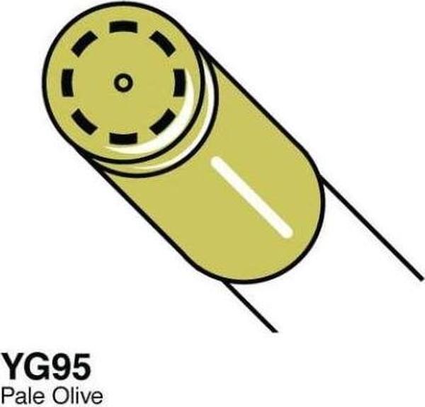 Copic Ciao Marker Kalem YG95 Pale Olive - Image 1
