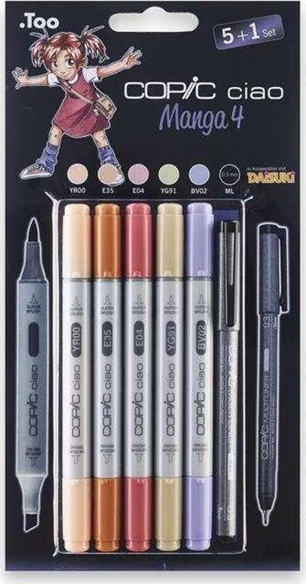 Copic Ciao 5+1 Set Manga 4 - Image 1